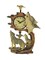 Howling Wolf Family Hand Painted Pendulum Table / Mantel Clock